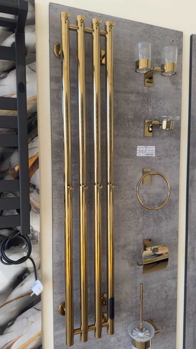 Золотой полотенцесушитель от производителя.