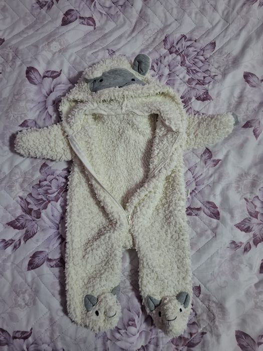 Бебешки плюшен  ромпър