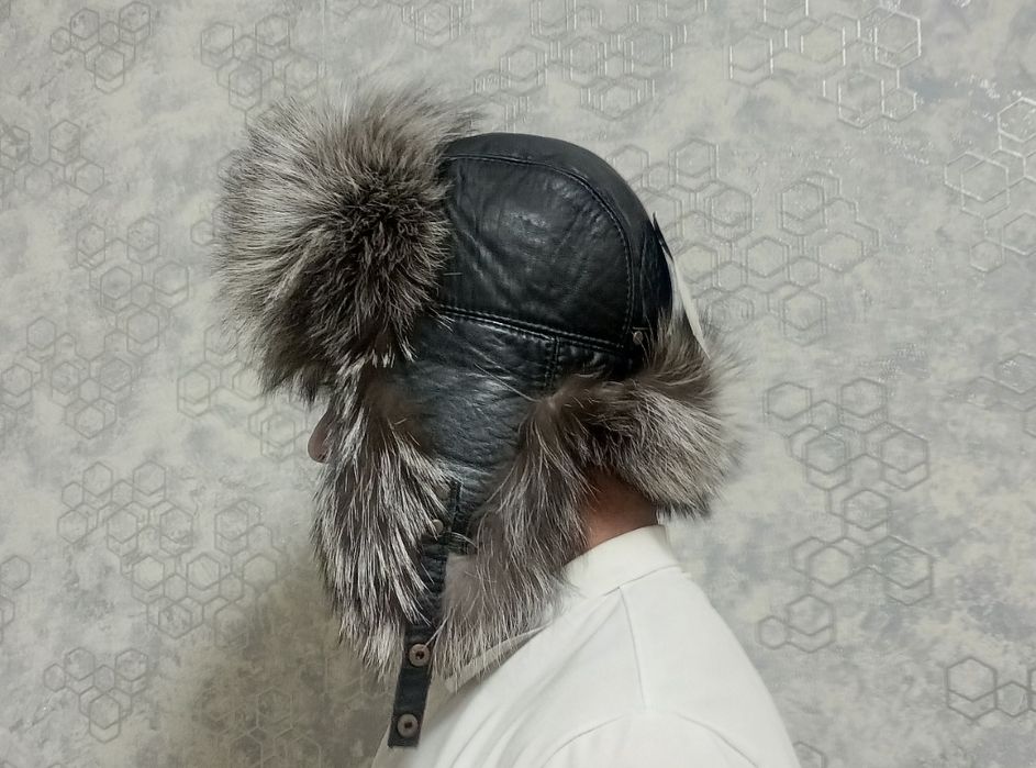 Шапка ушанка мужская