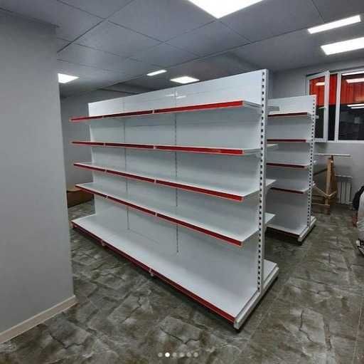 Металлические витрины островные стеллажи полки торговые для магазина