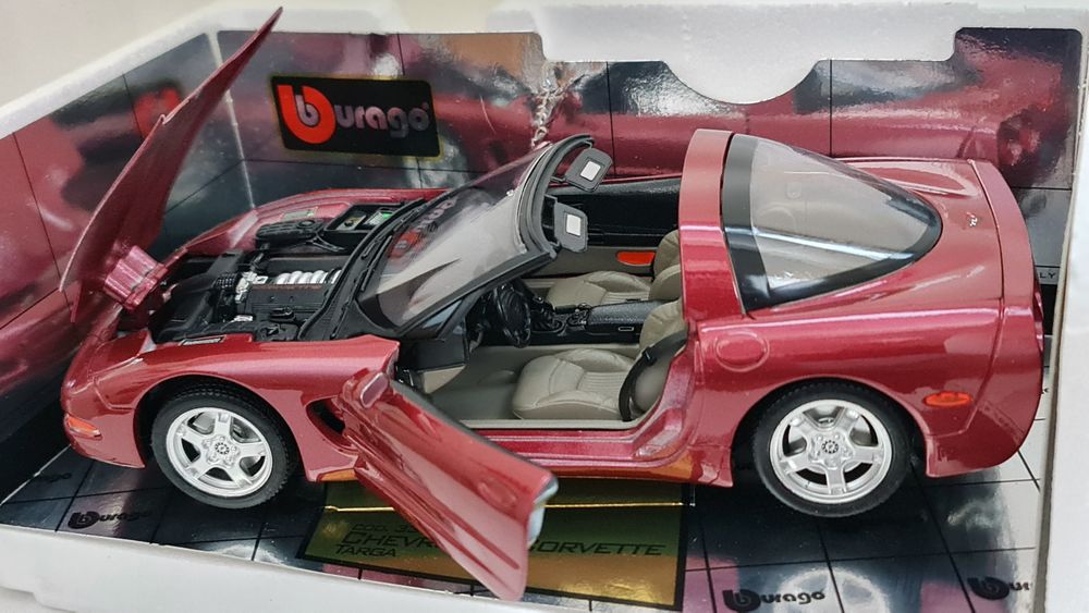 BMW M Roadster CHEVROLET CORVETTE Targa Bburago  1.18