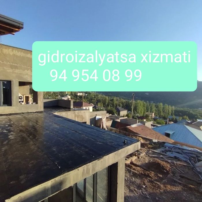 Gidro izalatsiya xizmati Гидроизоляция фундамента