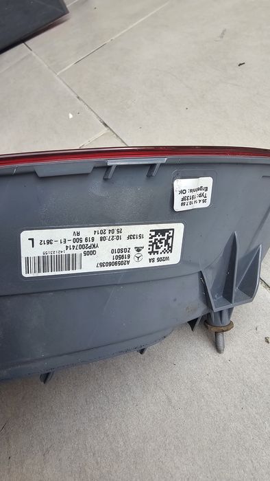 Triplă led Mercedes w205 Stânga