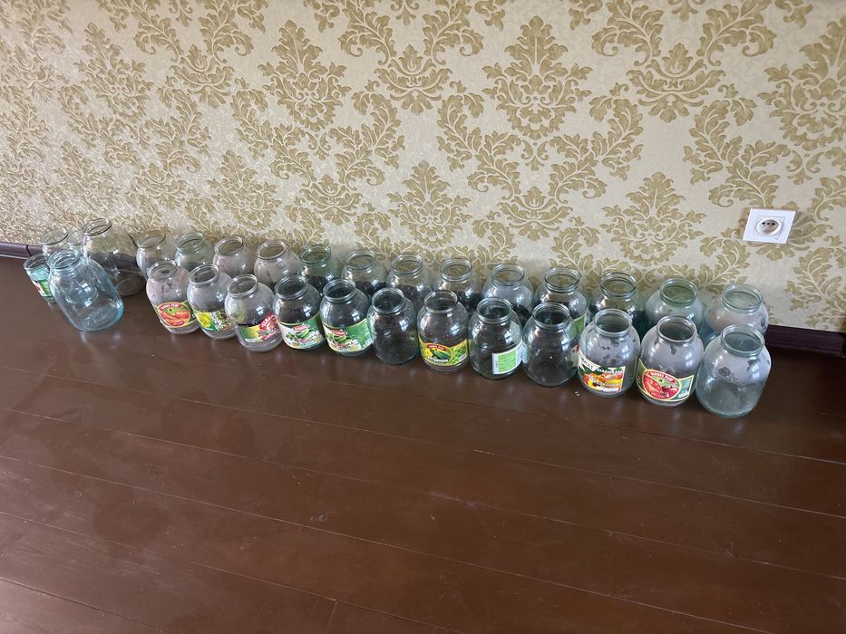 Банки стекляные 1,2,3 литра