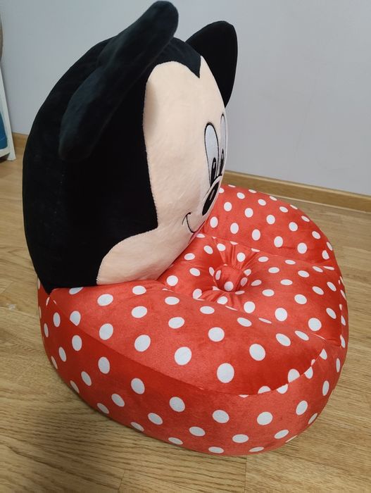 Scaun moale pentru copii, în stil Mickey Mouse