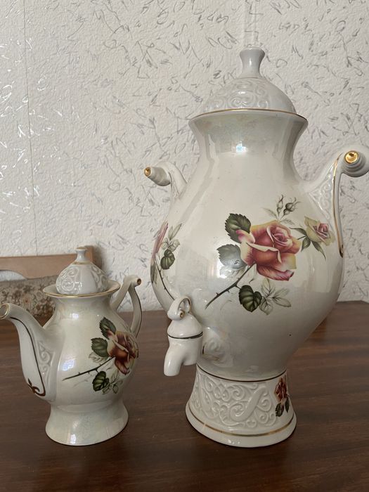 Сервиз самоварный ,фарфоровый