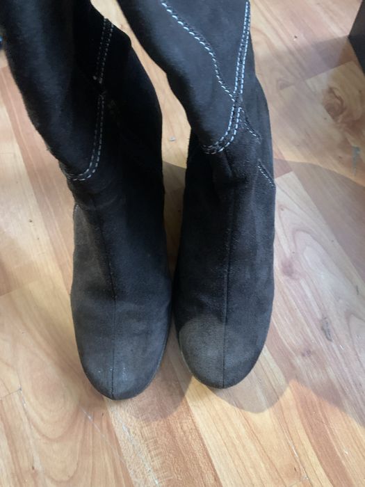 Cizme piele naturala cu platforma 40