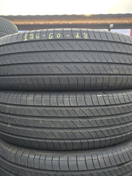 4 Броя 195/60/18 Michelin 7mm КАТО НОВИ