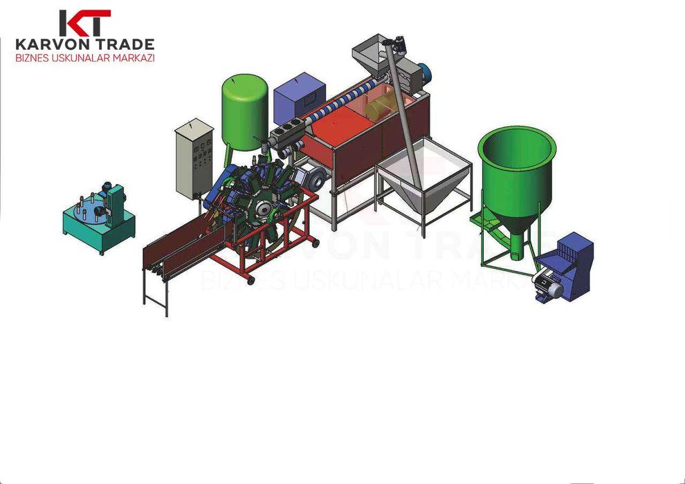 Кўчатлар учун полиэтилен туваклар ишлаб чиқариш линияси | Karvon Trade