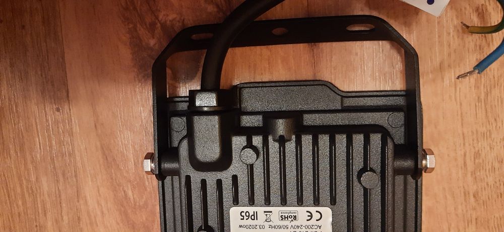 Proiector Led 10W,800 lm,lumina rece,6000 K,Aluminiu,negru,IP65,Nou