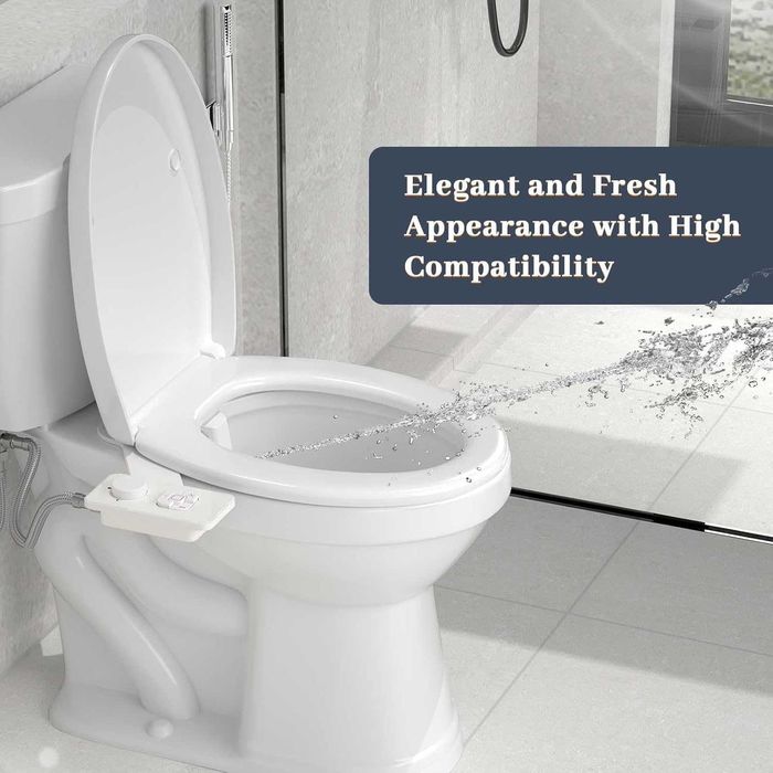 Ултратънко биде със самопочистващи се двойни дюзи