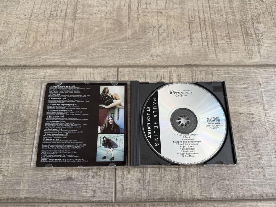 Cd original muzica romaneasca - Paula Seling - Stiu Ca Exist