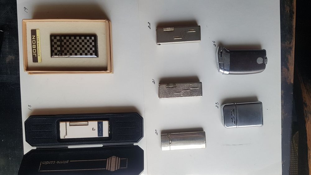 Запалки Ronson, Kawee, Pierre Cardin, Jobon, Colibri, DoM, IMCO и др.