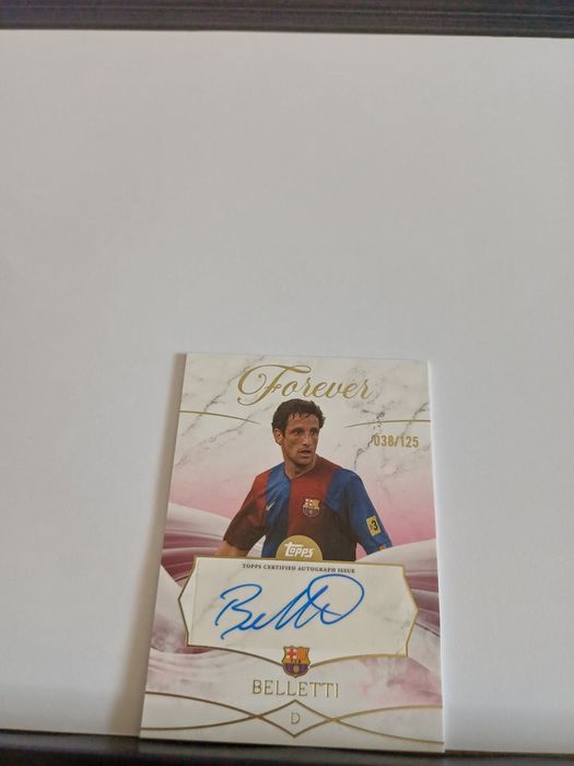 Juliano Belletti Barcelona Forever autograf /125