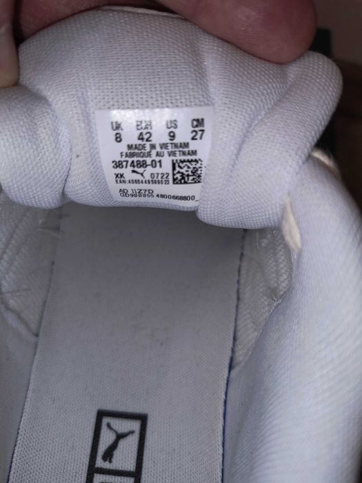 Кецове PUMA цвят бял+слонова кост