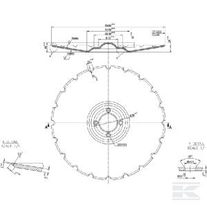 Taler Disc grapa 432x5 Vaderstad