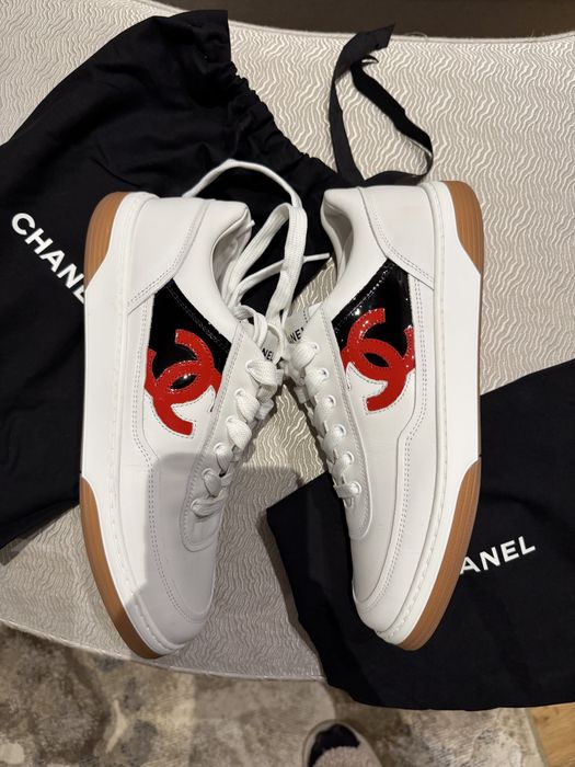 Кроссовки новые Chanel кожа, оригинал