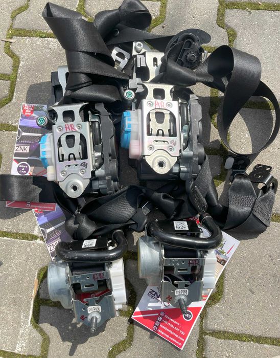 Mercedes Benz GLE W167 - set centuri de siguranta fata / spate PRESAFE