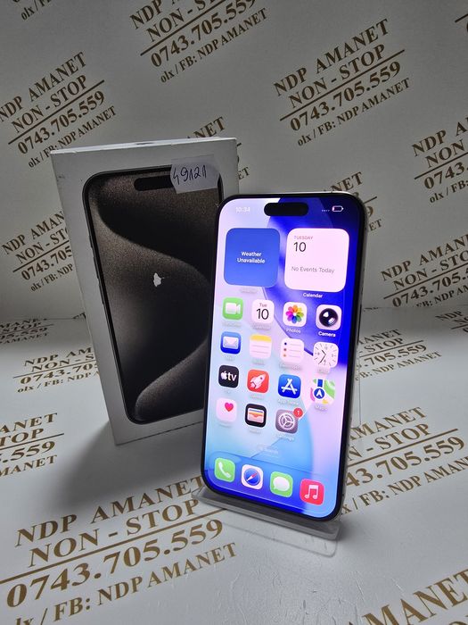 NDP Amanet Buzoieni 16 Margeanului Iphone 15 Pro ( 49121)