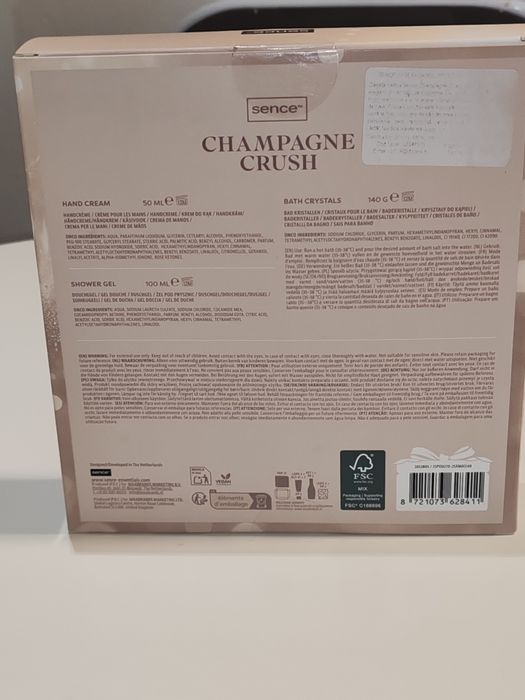 Set Cadou Sence Champagne Crush – Sparkling Toast Care Kit