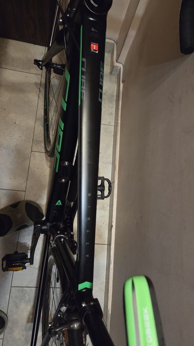 Cube Attain 2018 шосеен велосипед 53см + Van Rysel компютър+аксесоари