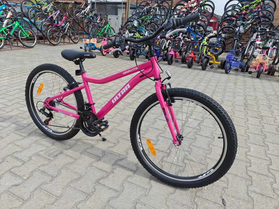 CROSS Велосипед 24" Ultra GRAVITA ново розово