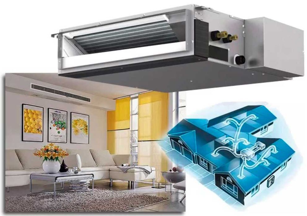 Кондиционер Midea канального типа 60 Inverter