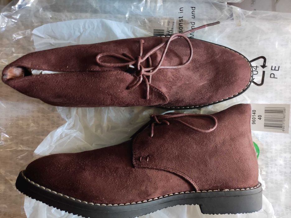 4 ghete usoare unisex din piele H&M/BP/Sparco/Memhis, marime 40, noi