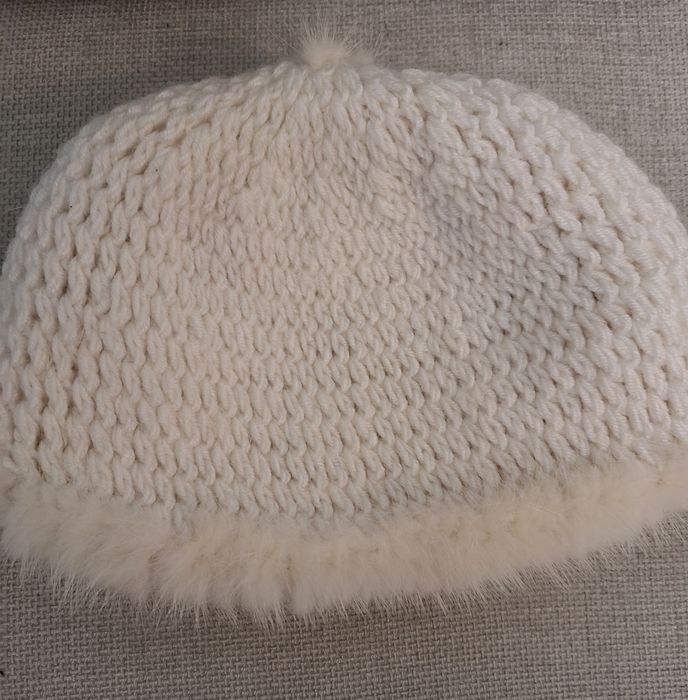 Шапка естествен косъм визон