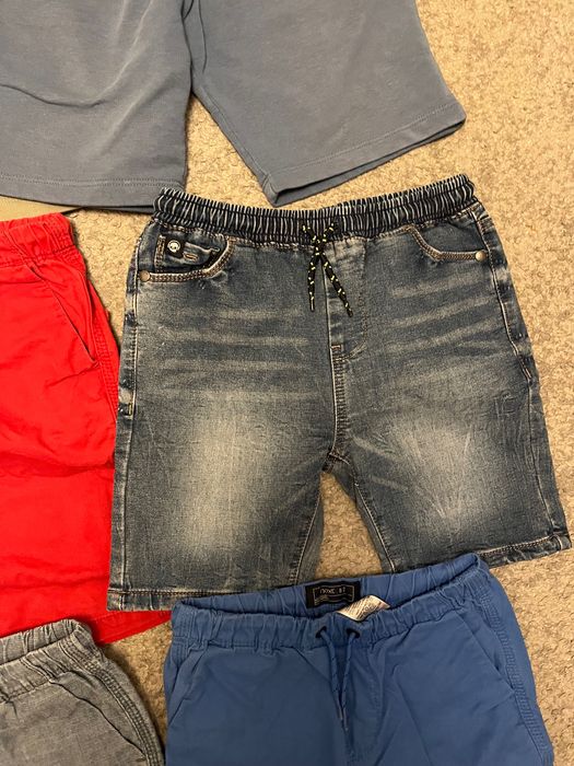 Lot 9 perechi pantaloni scurti marimea 122