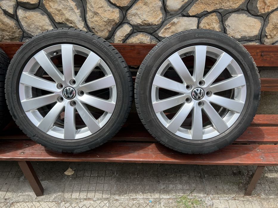 КАТО НОВИ!!! Джанти 17 5х112 Фолксваген Оригинални Djanti 17 5x112 VW Originalni
