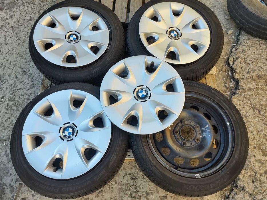 16 джанти 5х120 BMW 1 serie E87 E88 E81 E82 7J et42 Тасове 195/55/16