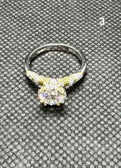 Нови Годежни пръстени с диамант (мойсанит, лаб. диамант), GRA