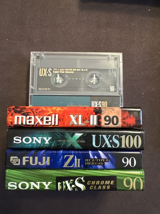 5 casete audio chrome - Sony, Maxell, Fuji