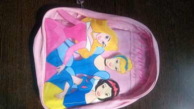 Rucsac gradi + umbrelă + halat fleece 98-104 Princess - NOI