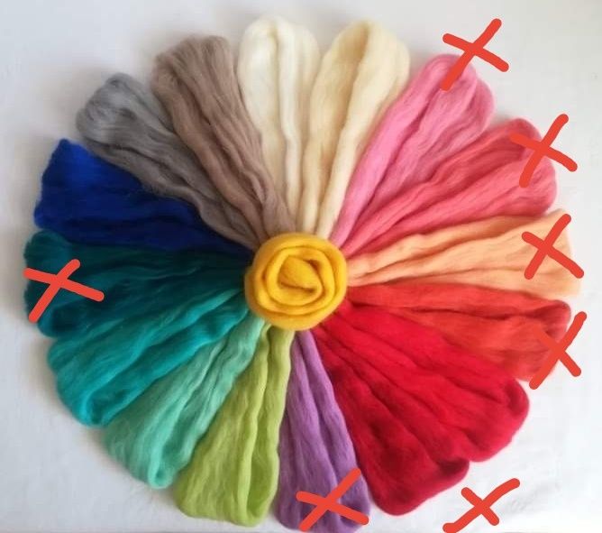 100% вълнена лента - разпродажба