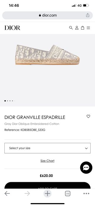 ESPADRILLE Christian Dior