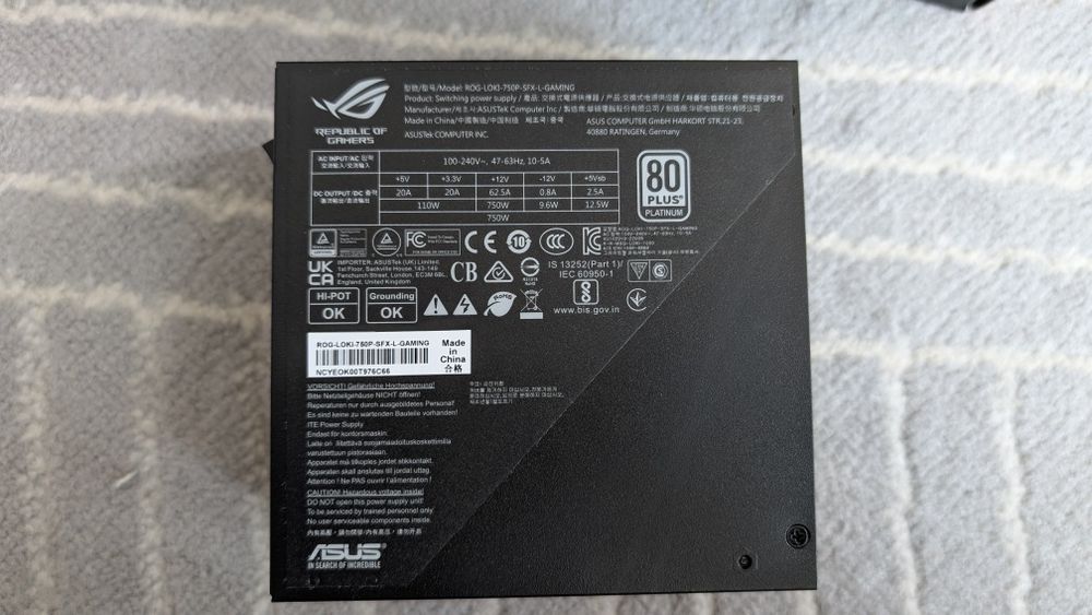 Asus rog loki 750w platinum