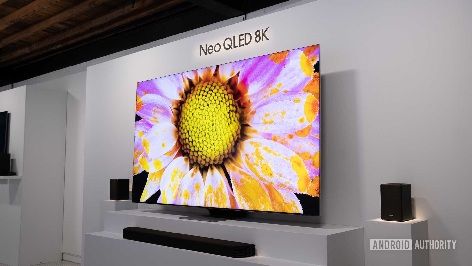 Телевизоры qled hyundai. Samsung Neo QLED 8k. Samsung Neo QLED TV. Samsung - TV Neo QLED 8k qe65qn800b.