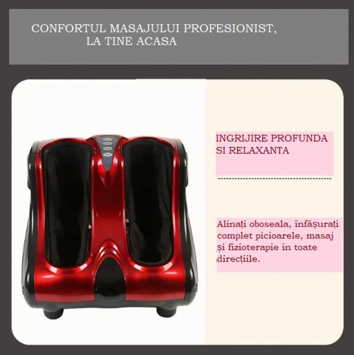 Aparat ortosan de masaj picioare, Gambe si Tălpi, 3 Viteze,PRET FIX
