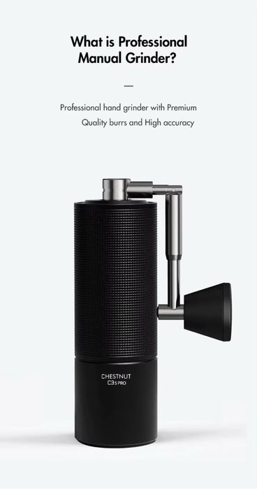 Timemore C3 ESP Pro супер-кофемолка для эспрессо,турка,фильтр кофе