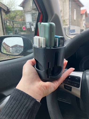 Удобен хоудер  (Органайзер) за айкос направен от 3 Д принтер