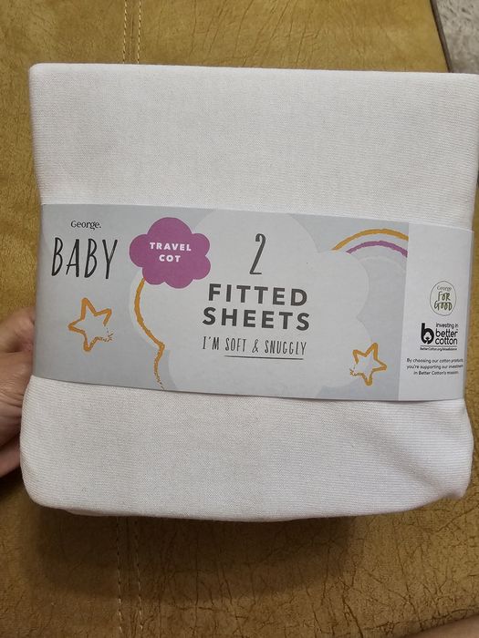 Чаршафи бебешки комплект 2 бр