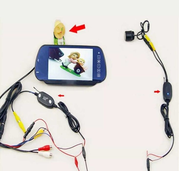 безжични приемници за монтиране на камера задно виждане RCA Wireless