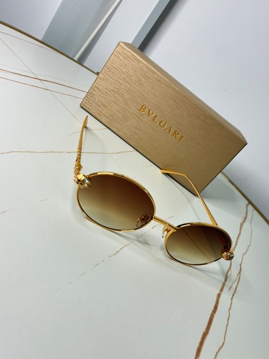 Ochelari de Soare Bvlgari Serpenti Oval Gold – Ediție Premium, Noi la Cutie