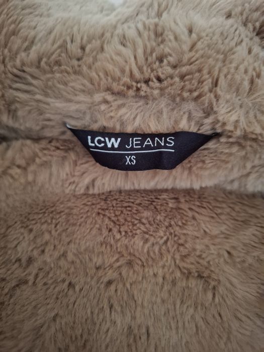 Дънково зимно дамско яке с пух