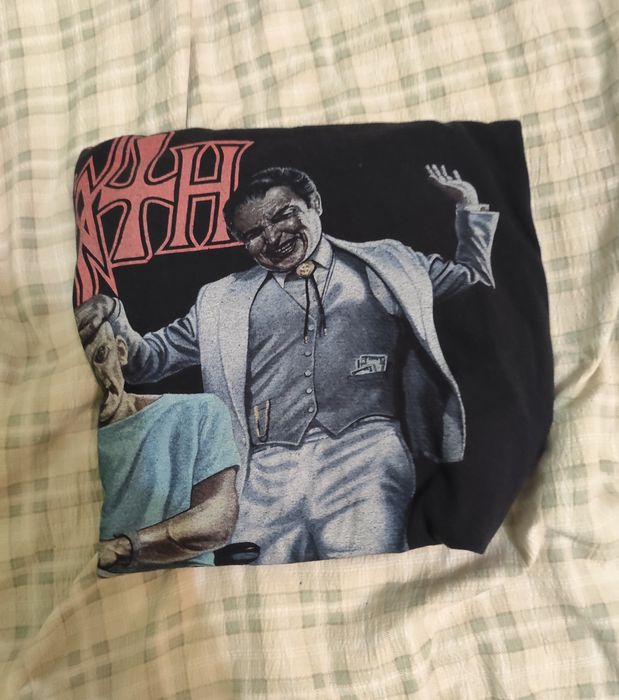 Size L тениска на групата death, spiritual healing shirt