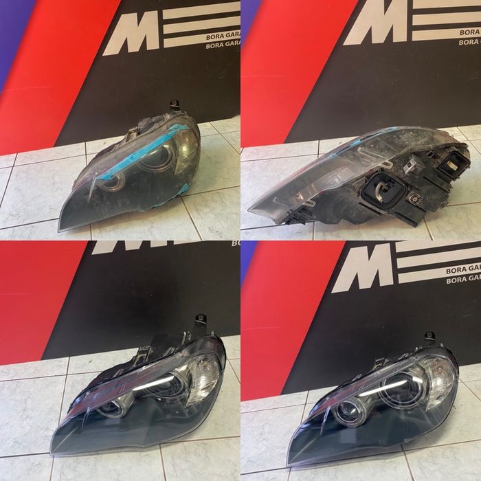 Bmw X5 E70 E71 Фар Рециклиране, ремонт и възстановяване на фарове