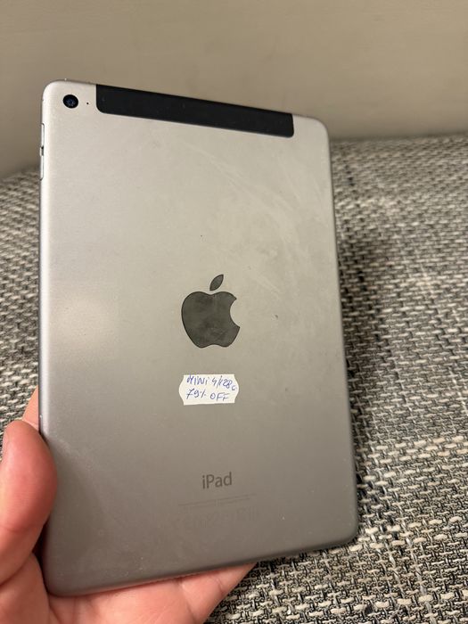 Apple iPad mini 4 – 128GB – Wi-Fi + Cellular – Stare buna
