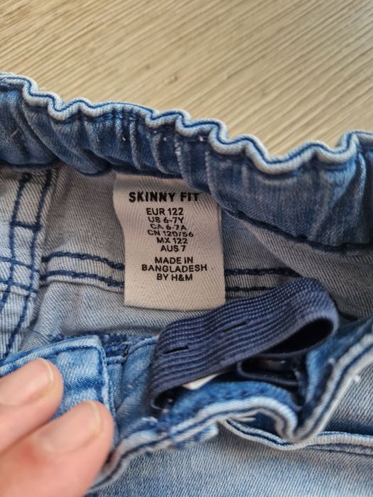 Blugi fete, 6 ani, Benetton S (120cm) si H&M 122cm